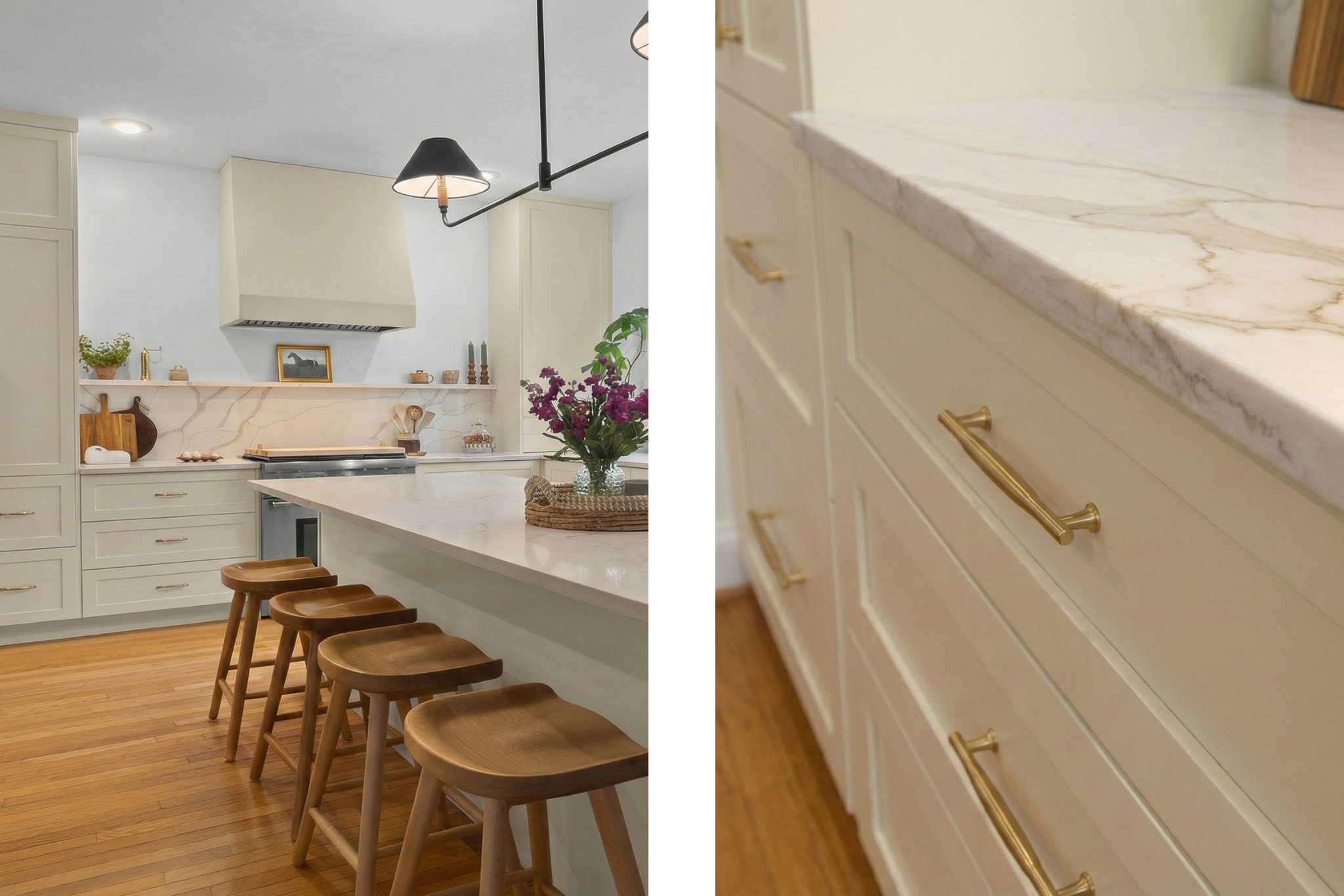 Natural Cream side-by-side